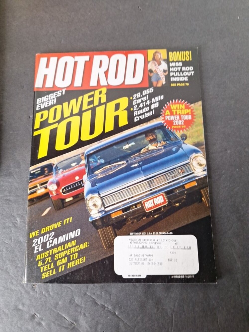 HOT ROD MAGAZINE FULL YEAR 2001.....COMPLETE TWELVE ISSUES JAN to DEC - Picture 2 of 13